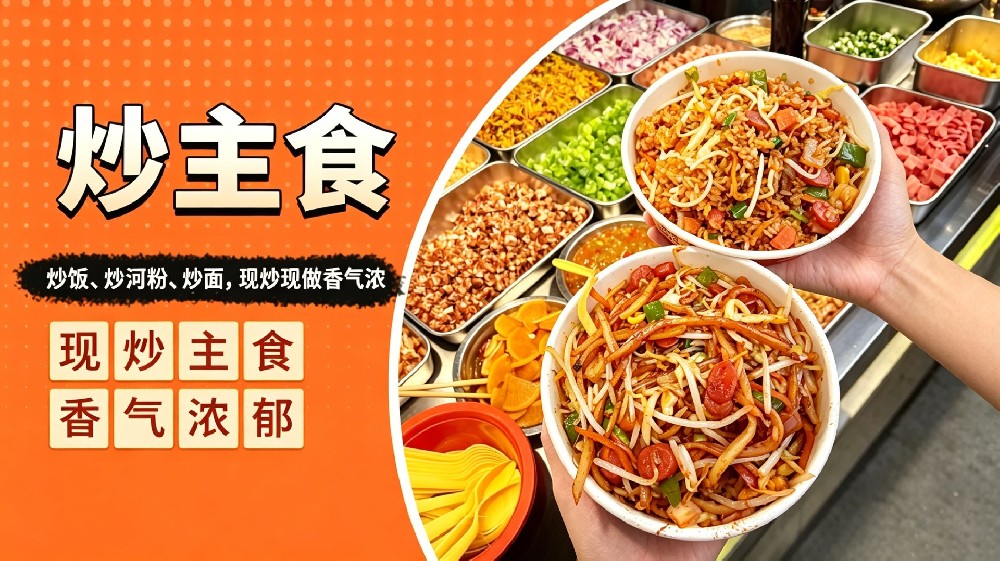 炒主食（炒饭、炒粉、炒面）