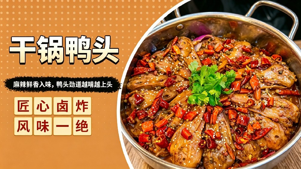 干锅鸭头