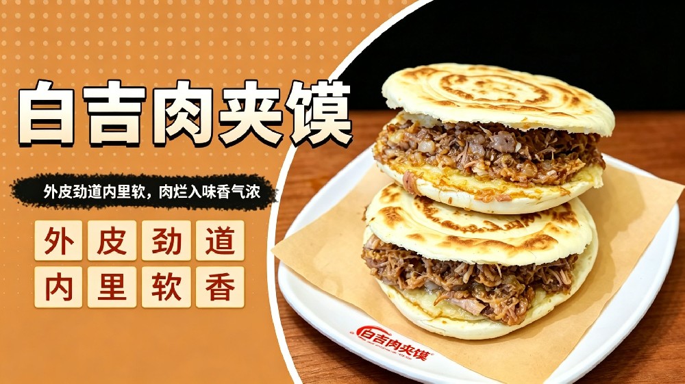 白吉肉夹馍