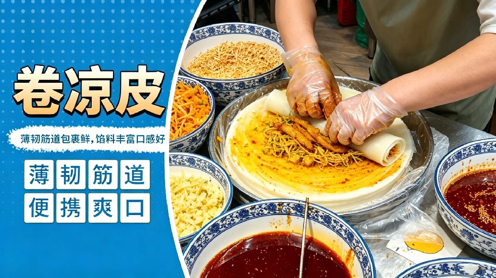 卷凉皮