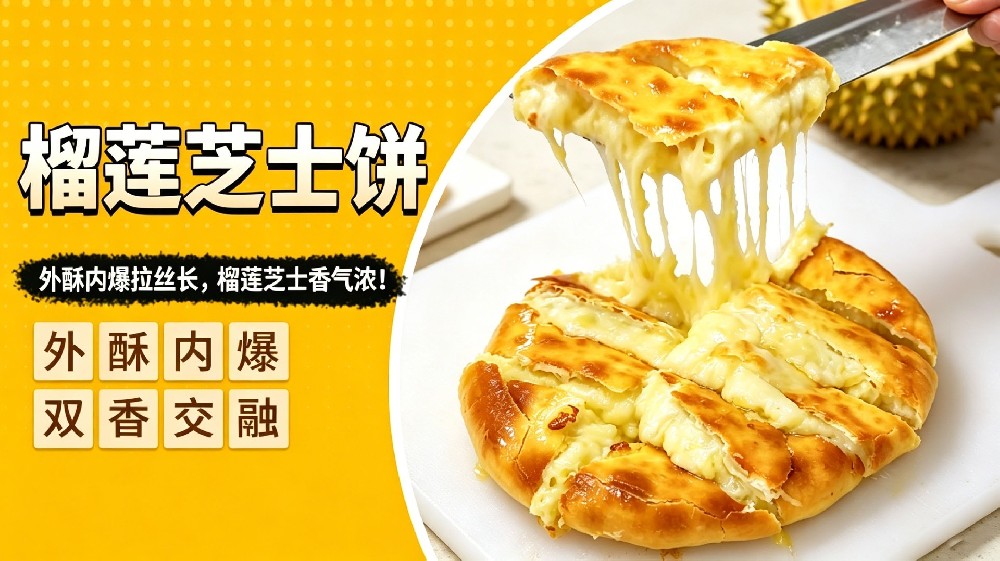 榴莲芝士饼