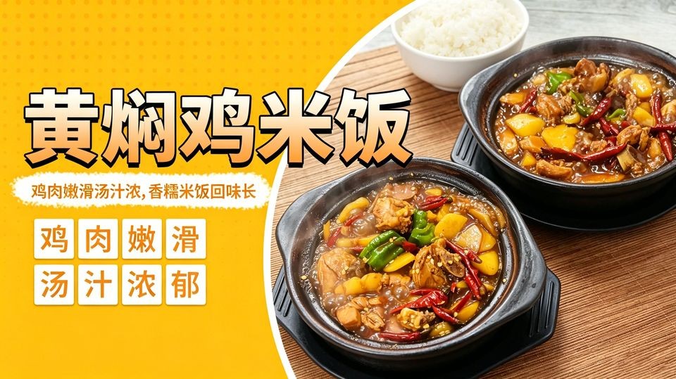 黄焖鸡米饭