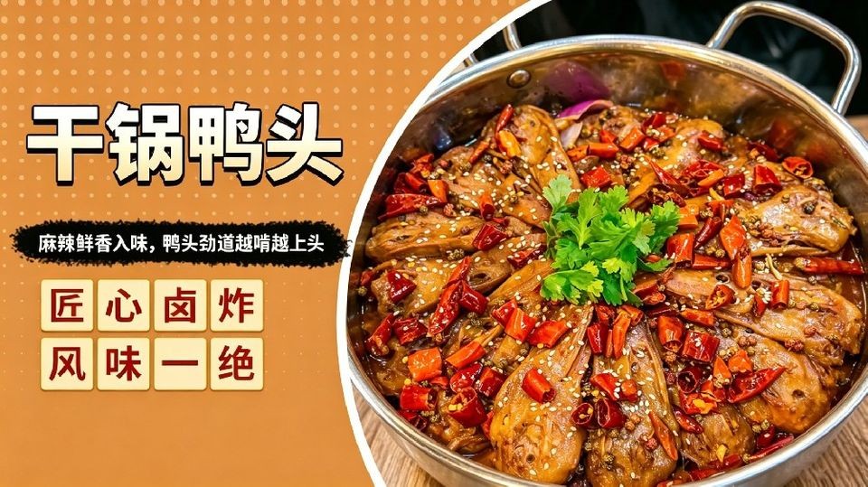 干锅鸭头