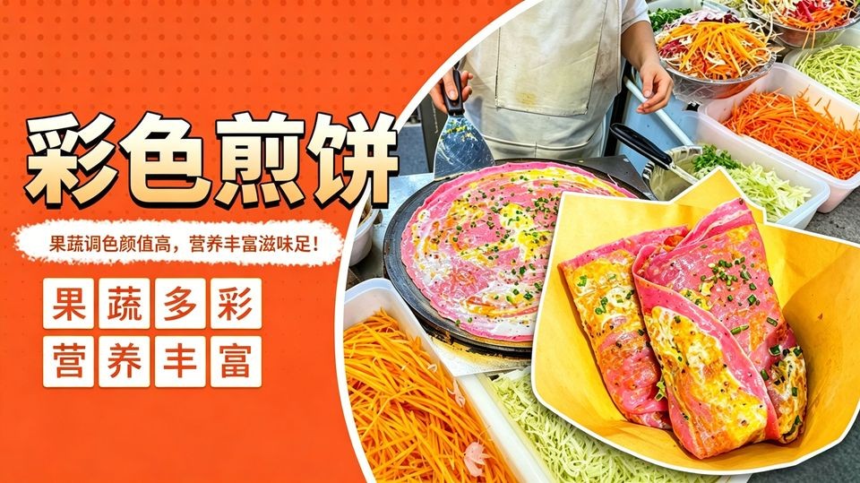 彩色煎饼