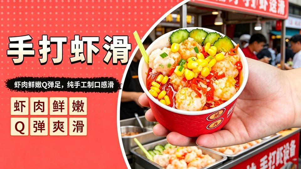 手打虾滑